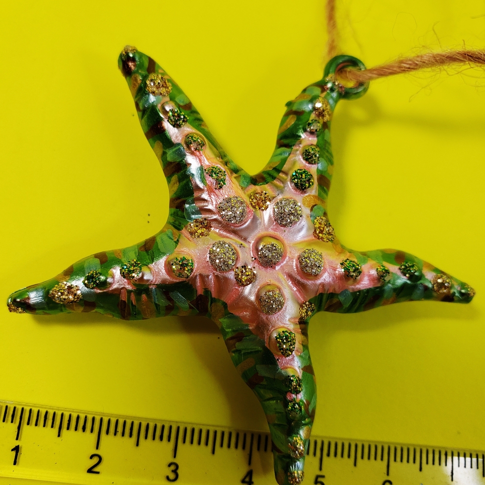 Tempered Glass Starfish (Or Sea star) Decor